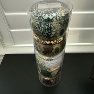 NWT 5 stack of Voluspa mini tin candles
🔥NO Offer Item🔥